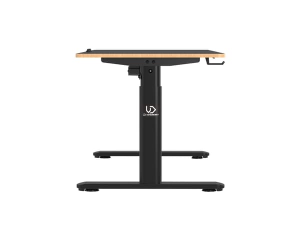 Ultradesk Pulsar, Rett, Rektangulær form, MDF, Stål, Spilling, Sort