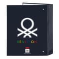 Miniatyrbild 2 av 2: Ring binder Benetton Sixties Navy Blue A4 (27 x 33 x 6 cm)
