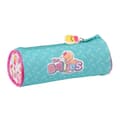 Miniatyrbillede 3 af 3: Cylindrical School Case The Bellies 20 x 7 x 7 cm Purple Turquoise White