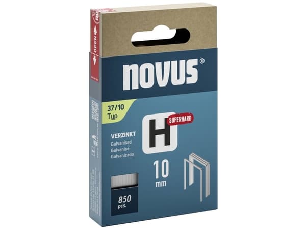Novus Staples type H 37/10 NOVUS superhard [850 stk.]