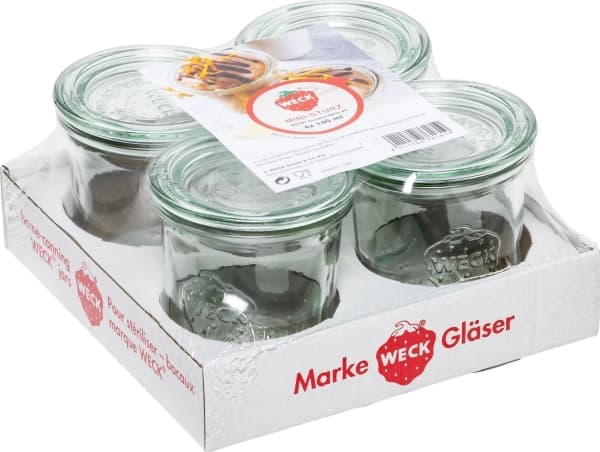 Jata WECK Mini Mold Jar 140ml Set of 4