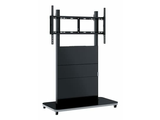 HAGOR Pro-Tower L - Vagn - för flat panel/ LCD display - svart - skärmstorlek: 75"-98"