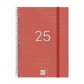 Miniatyrbillede 2 af 7: Diary Finocam YEAR Red A5 15,5 x 21,2 cm 2025