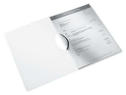 Leitz WOW ColorClip - Klipsfil - for A4 (210 x 297 mm) - kapasitet: 30 ark - svart