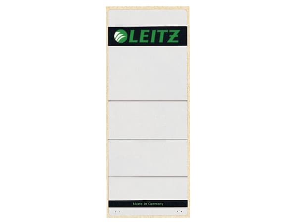 Leitz - Mapperyggetikett - grå (en pakke 10)