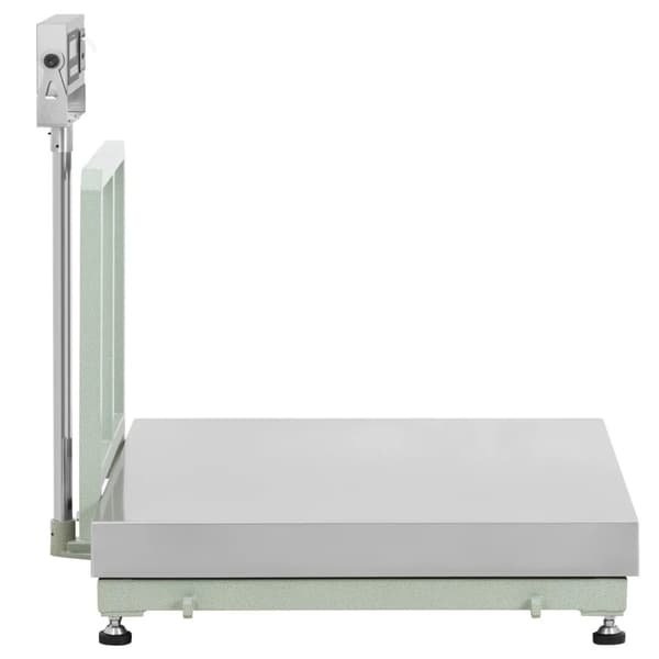 Steinberg Systems - Plattformsvåg - 300 kg / 20 g - 100 x 100 cm - LCD med etikettskrivare