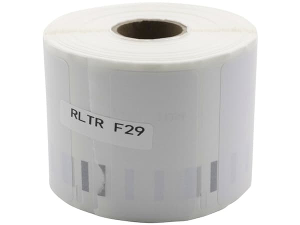 Renkforce RF-6027526, Vit, Självhäftande skrivaretikett, Kontinuerlig etikett, Rulle, papper, direkt termal