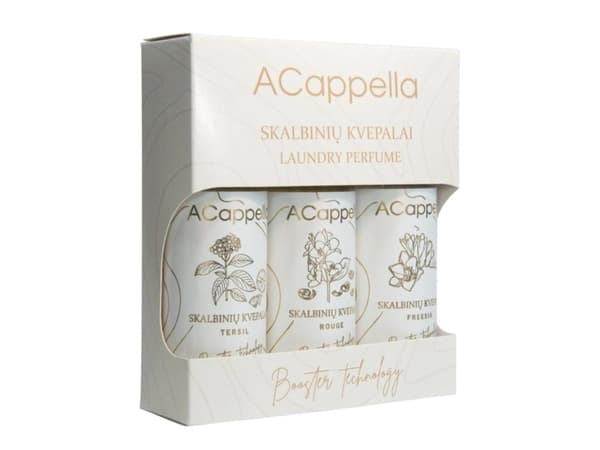 Sett Loundry Parfyme Acappella 3X100ml