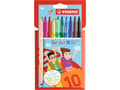 Miniatyrbilde 1 av 3: STABILO TRIO 2 in 1, Fin/medium, 10 farger, Flerfarget, Rund, Gutt/Jente, Hengende boks