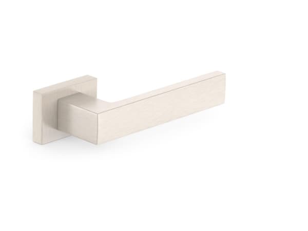 Metal_Bud Handle Door Cube Rt Nickle
