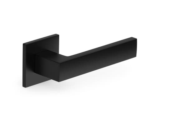 Metal_Bud Handle Door Cube Q Slim Black