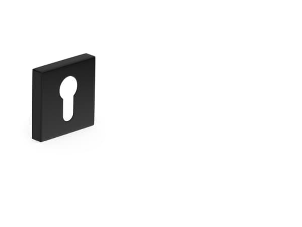 Metal_Bud Eschutcheon For Cylinder Black