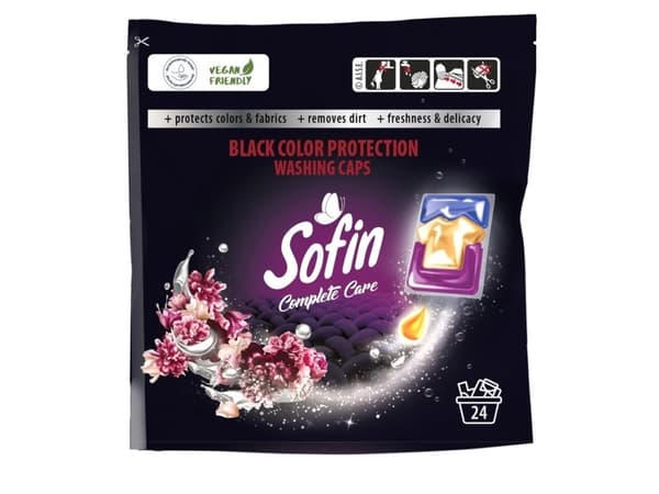 Caps Washng Sofin Care&Blackprotec 24Pcs