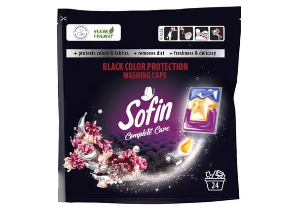 Caps Washng Sofin Care&Blackprotec 24Pcs