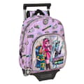 Miniatyrbild 1 av 3: School Rucksack with Wheels Monster High Best boos Lilac 28 x 34 x 10 cm