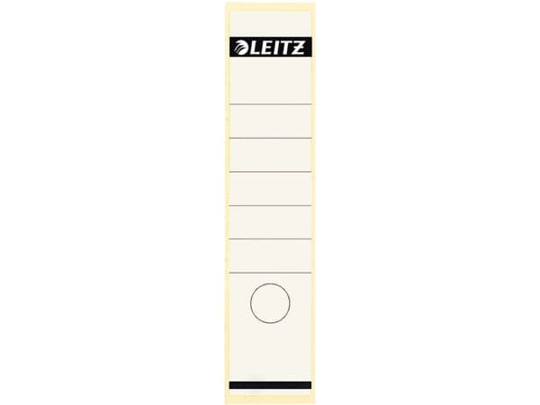 Leitz - Mapperyggetikett - hvit (en pakke 100)