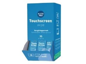 Desinfektion Serviet Kiilto Pro Touchscreen Wipes 17x19cm med IPA Enkeltpakket,6 bk x 95 stk/krt