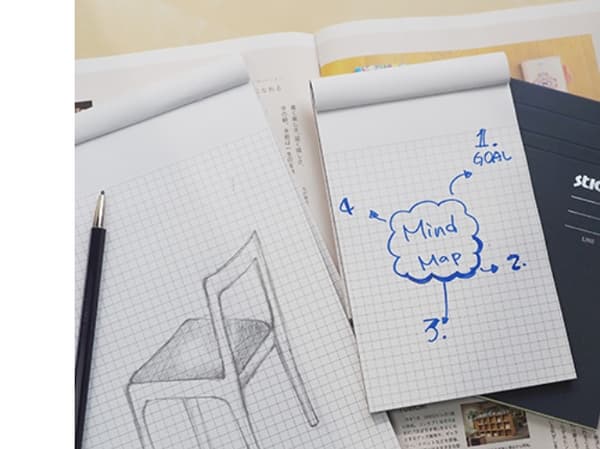 Notes Stick'N memo gul m/tern m/selvkl. ark 190x114mm 50ark/blok