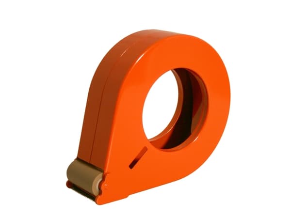 Pakketape Dispenser Hånd 38mm Rød
