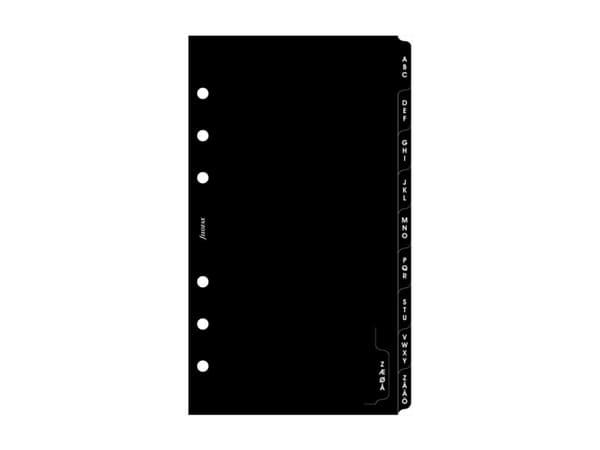 Henkilökohtainen rekisteri A-? Musta172x102x2mm 0,03kg (1stk)