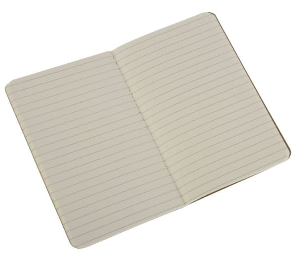 Moleskine Cahier Journal Pocket, fodrad, mjukt omslag Kraft Brown (3 st)