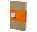Miniatyrbild 1 av 5: Moleskine Cahier Journal Pocket, fodrad, mjukt omslag Kraft Brown (3 st)