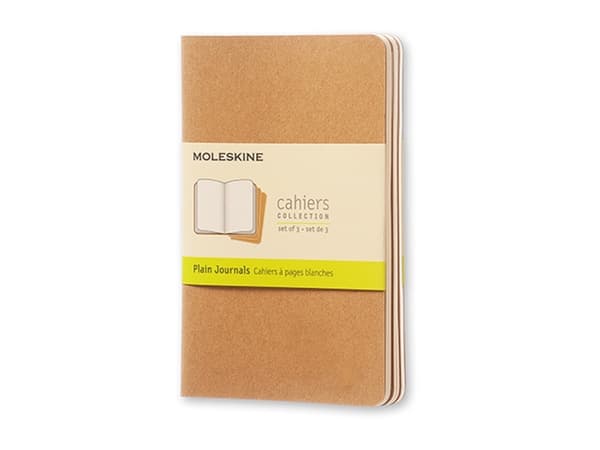 Moleskine QP413, Brun, 64 ark, Matt, Voksen