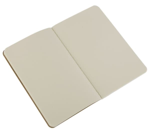 Moleskine QP413, Brun, 64 ark, Matt, Voksen