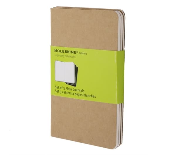 Moleskine QP413, Brun, 64 ark, Matt, Voksen