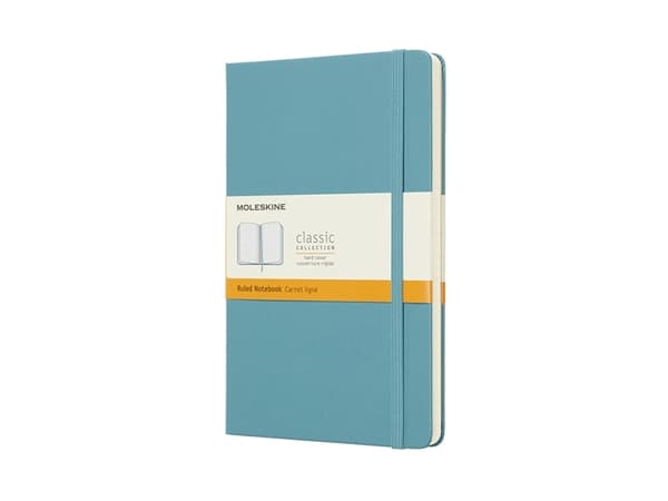 Moleskine Notebook Classic Large, linjeret Reef Blue