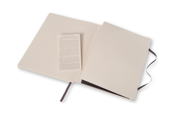 Moleskine Classic Notebook XL, prikket, soft cover sort