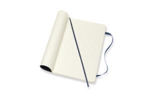 Moleskine Classic Notebook Large, linjeret, soft cover Sapphire Blue