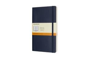 Moleskine Classic Notebook Large, linjeret, soft cover Sapphire Blue