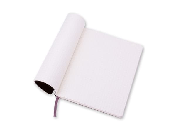 Moleskine 805-12-7289-529-2, Monokromatiskt, Svart, Mätt, 70 g/m ^, Rutat papper, Inbunden