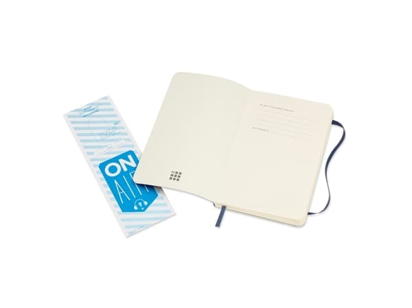 Moleskine Notebook Classic Pocket, ulinjeret Sapphire Blue