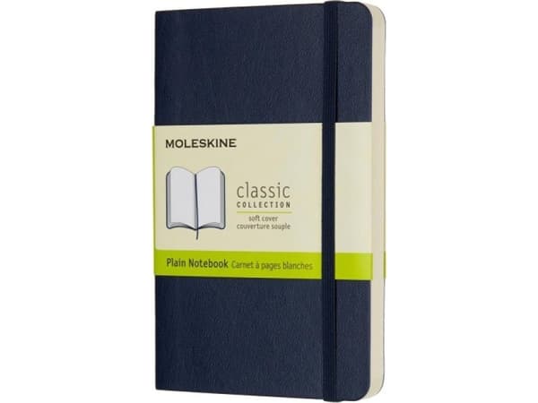Moleskine Notebook Classic Pocket, ulinjeret Sapphire Blue
