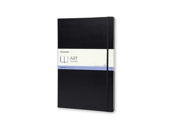 Moleskine 978-88-6293-196-0, Yksivärinen, Musta, A3, Matta, Kovakantinen, Aikuinen
