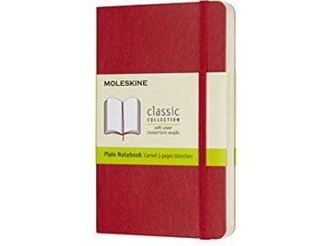 Moleskine Notebook Classic Pocket, ulinjeret Scarlet Red