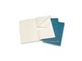 Miniatyrbild 3 av 4: Cahier Journal Blank Large Brisk Blue 3-Pak130x210x13.999999999999998mm 0.3kg (3st) - (3 st per oförpackad eller oförpackad)