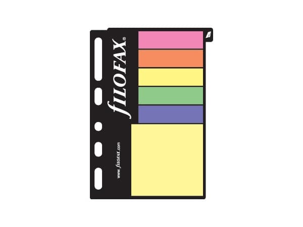 Filofax 210136, Musta, Monivärinen, Suorakulmio, Universaali