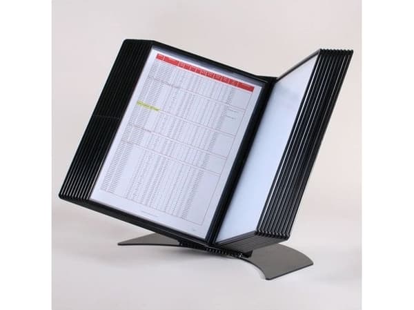 RekisterijärjestelmäA4Easymount t/20taskua mustalevymalli370x45x245mm 1,9kg (1stk)