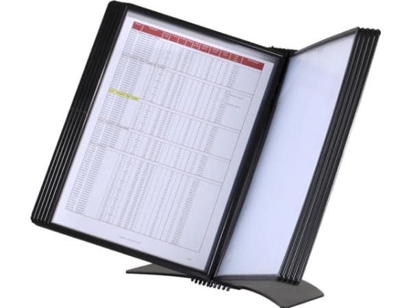 RekisterijärjestelmäA4Easymount t/20taskua mustalevymalli370x45x245mm 1,9kg (1stk)
