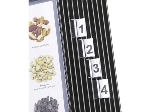Indexficka 50mm 10st, Transparent160x20x100mm 0,025kg (10st) - (10 st per förpackning)