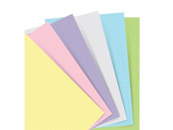 Pocket Noteark Dotted Pastel120x81x3mm 0,043kg (20kpl) - (20 kpl per pakkaamaton tai pakkaamaton)