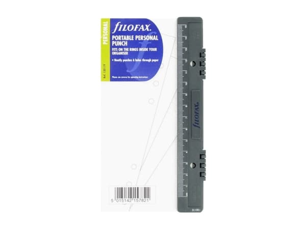 Filofax Portable Hole Punch, Sort