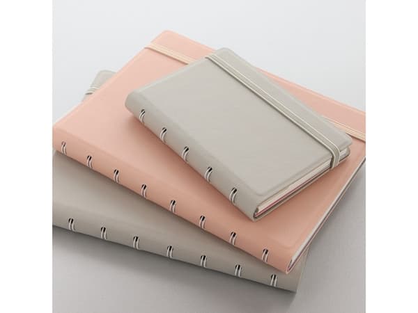 Filofax Notesbog Classic Pastels A5 Linjeret Stone