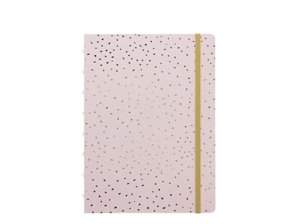 Filofax Notesbog Confetti A5 Linjeret Rose Quartz