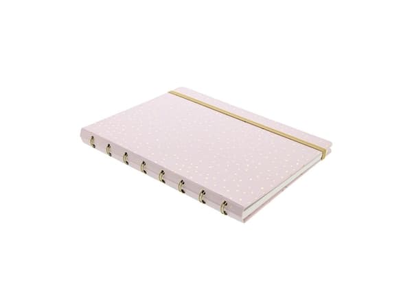 Filofax Notesbog Confetti A5 Linjeret Rose Quartz