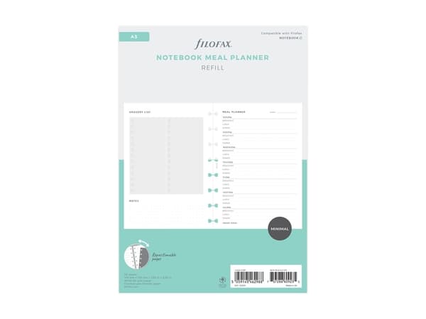 Måltidsplanerare A5 Refill