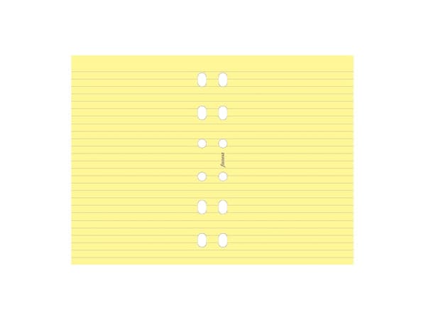 Pocket Noteark Linjeret Gule